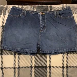 Blue jean shorts